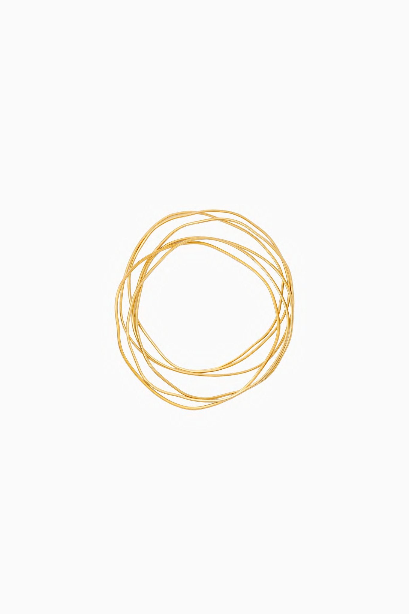 The Gold Yarn Bangle