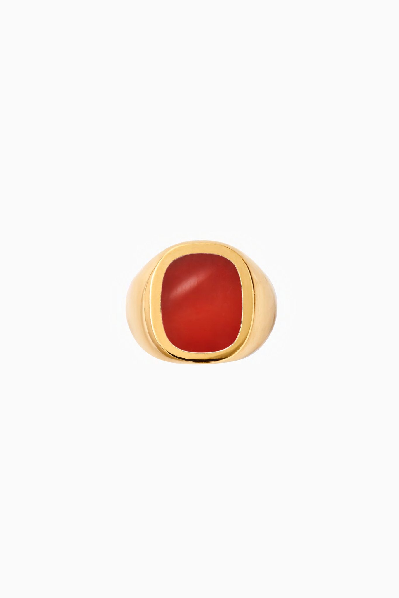 Carnelian Oversized Signet Ring