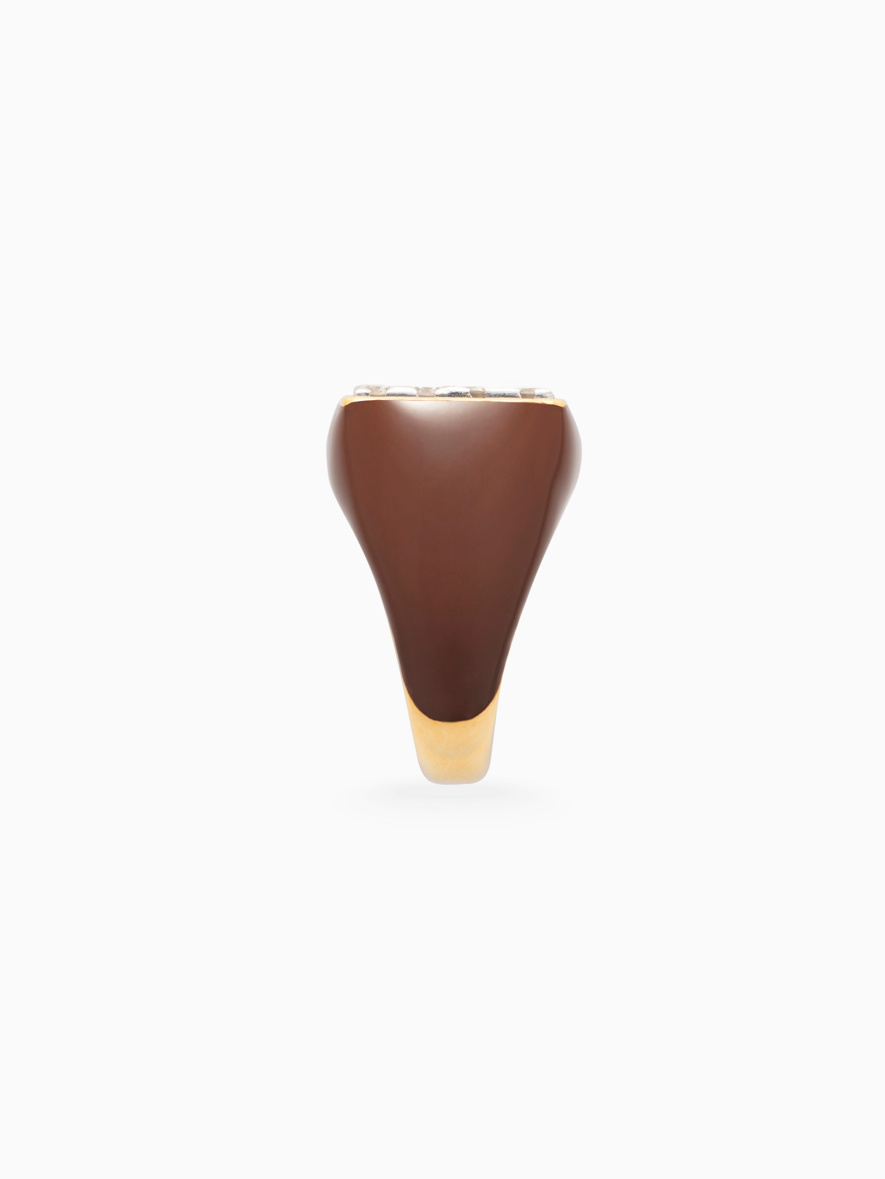Chocolate Tuxedo Ring