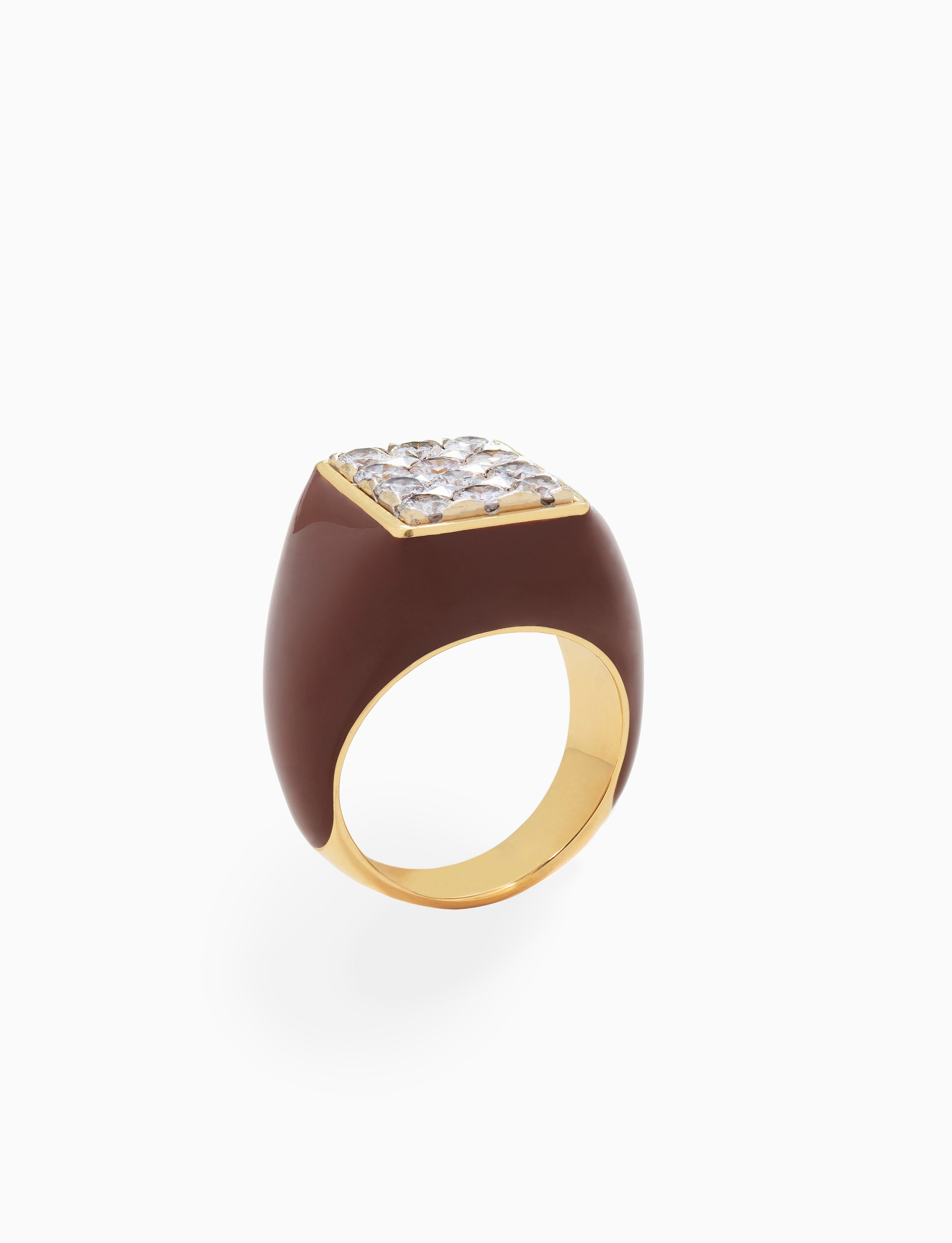Chocolate Tuxedo Ring