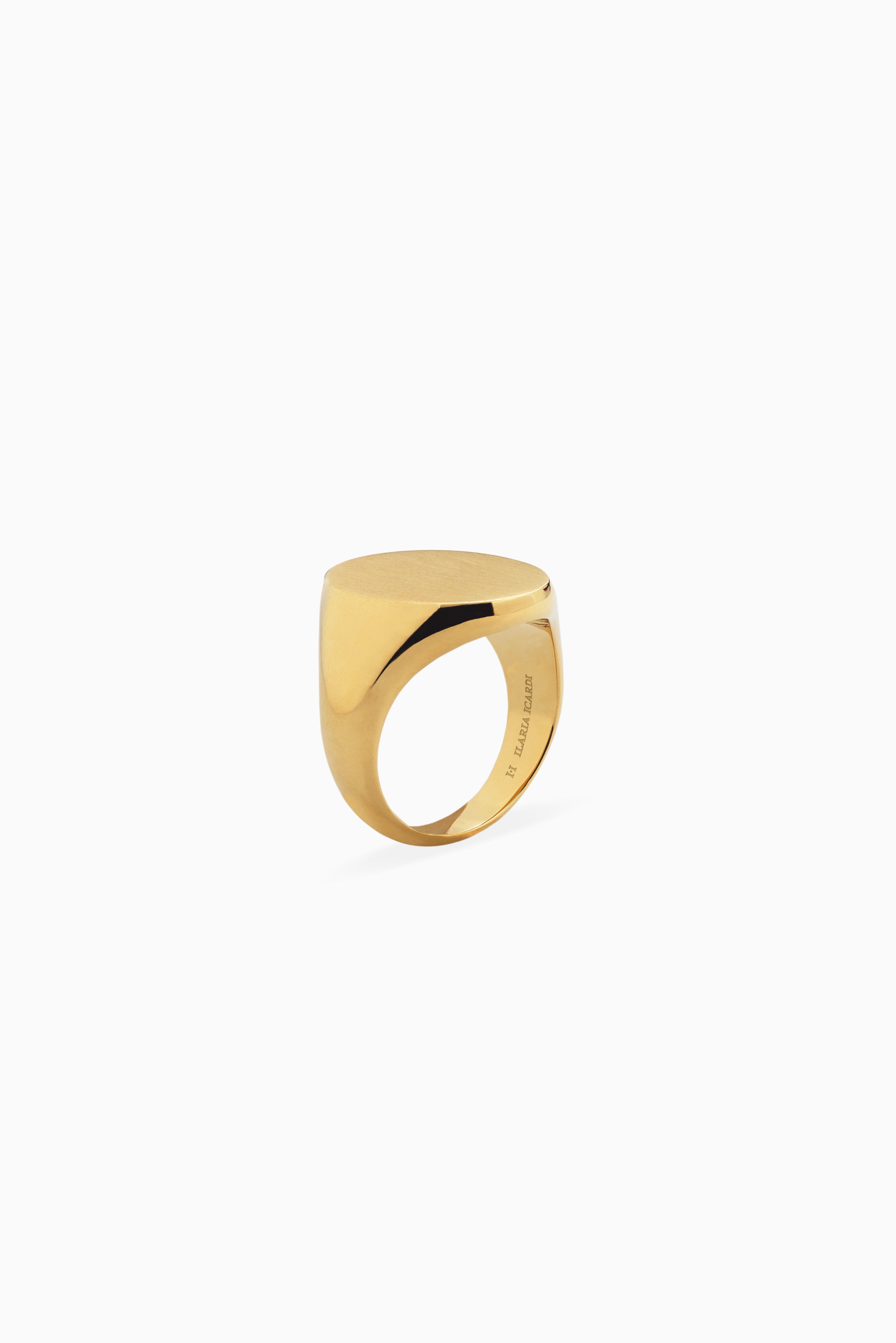 Brushed Top Cocktail Ring
