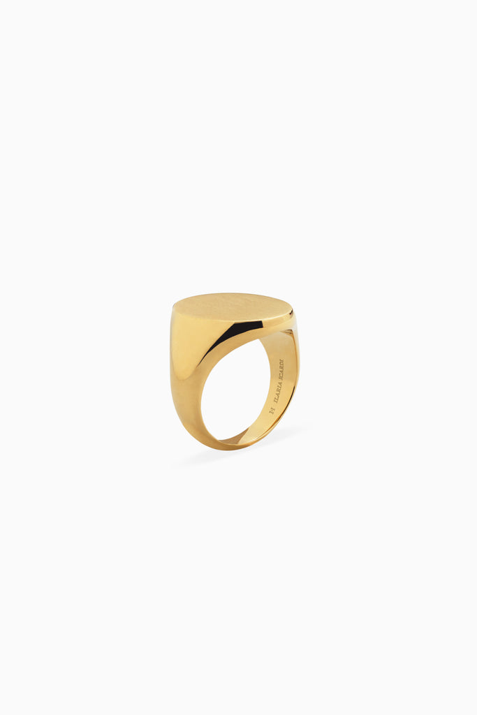 Brushed Top Cocktail Ring