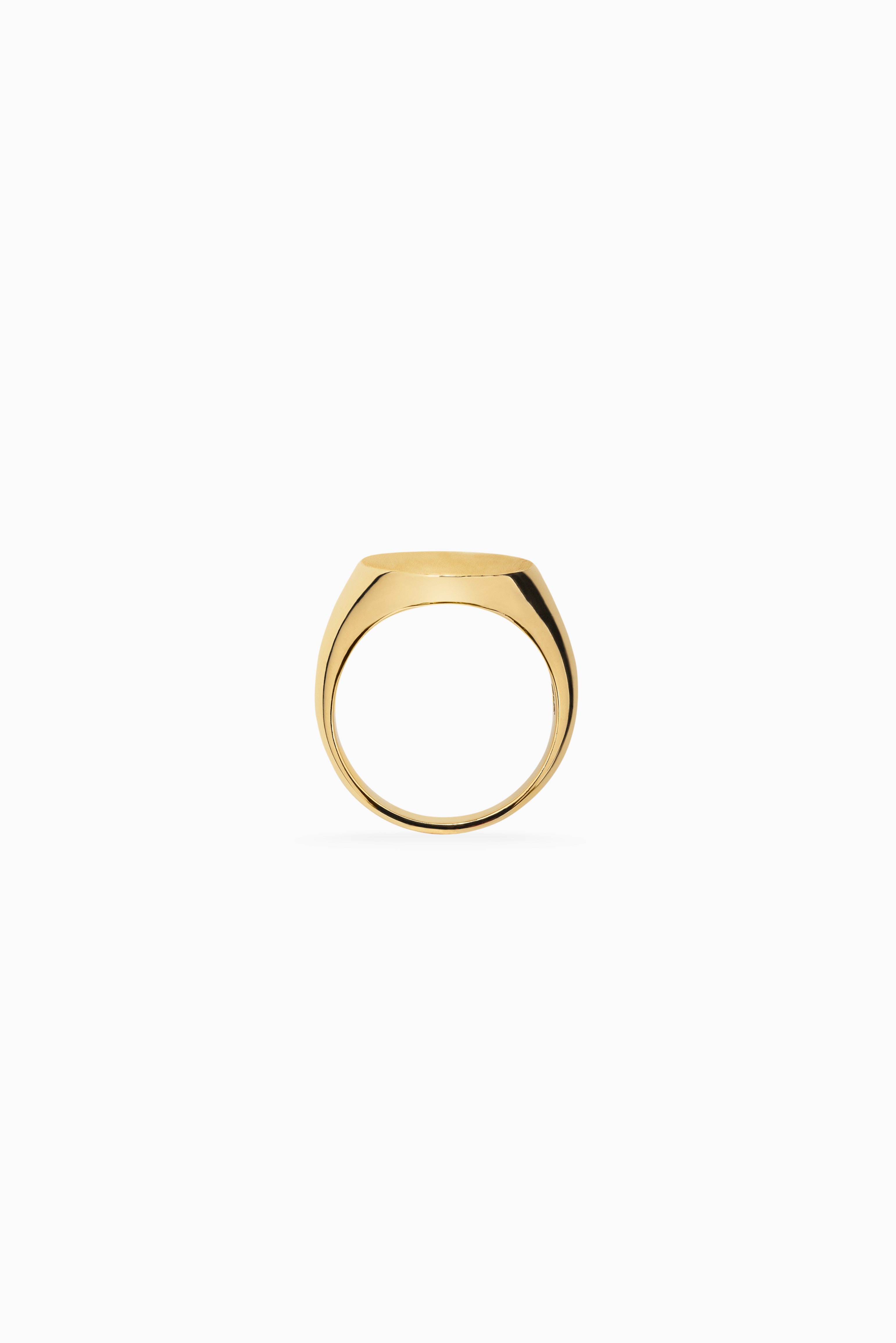 Brushed Top Cocktail Ring