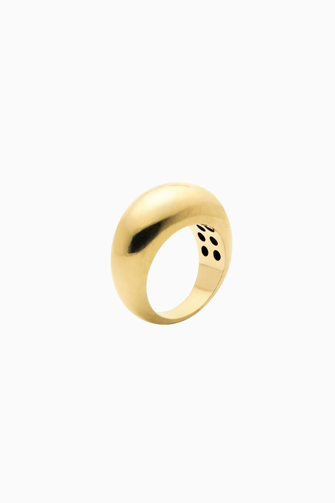 Yellow Gold Inflatable Ring