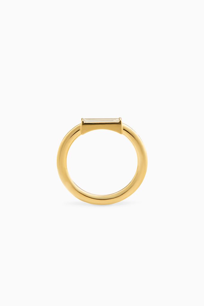 Mini Baguette Diamond Ring